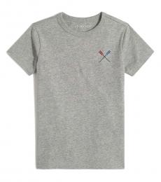 J.Crew Little Boys Heather Grey Graphic T-Shirt