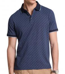 Michael Kors Midnight Logo Print Polo