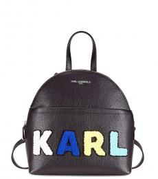 Karl Lagerfeld Black Maybelle Small Backpack