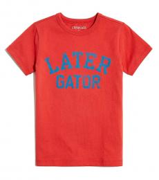 J.Crew Little Boys Warm Rhubarb Graphic T-Shirt