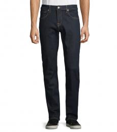 7 For All Mankind Rinse Textured Straight-Fit Jeans