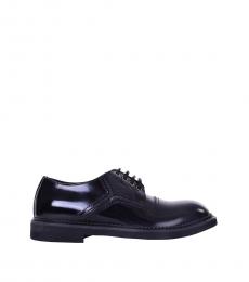 Dolce & Gabbana Black Patent Leather Lace Ups