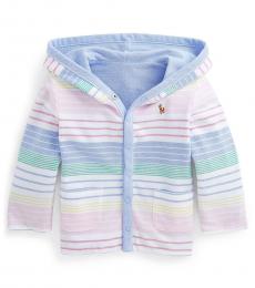 Ralph Lauren Baby Boys Striped Reversible Hooded Jacket