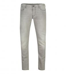 Emporio Armani Light Grey Skinny Fit Jeans