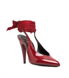 Saint Laurent Red Patent Leather Heels