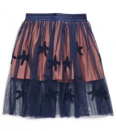 Stella McCartney Little Girls Blue Amalie Star Skirt