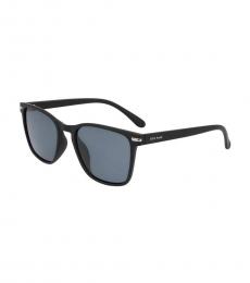 Cole Haan Black Polarized Square Sunglasses