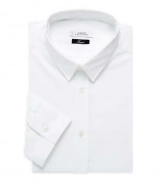 Versace Collection White Regular-Fit Dress Shirt