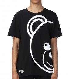 Moschino Black Teddy Logo T-Shirt
