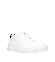 Giuseppe Zanotti White Lace Up Sneakers