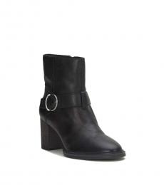 Lucky Brand Black Side Buckle Boots