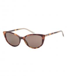 Jimmy Choo Brown Cat-Eye Sunglasses