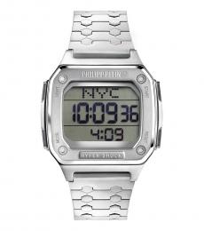 Philipp Plein Silver Hyper Logo Watch