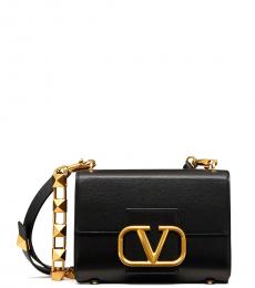 Valentino Garavani Black Stud Sign Mini Shoulder Bag