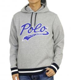 Ralph Lauren Grey Polo Logo Hooded Sweatshirt