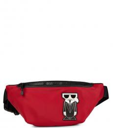 Red Apres-Ski Large Crossbody Bag