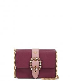 Coach Purple Bowery Mini Crossbody Bag