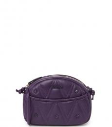 Mario Valentino Purple Moony Mini Crossbody Bag