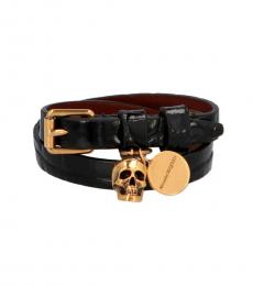 Black Skull Charm Bracelet