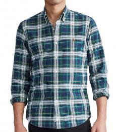 Ralph Lauren Hunter Green Navy Classic-Fit Shirt