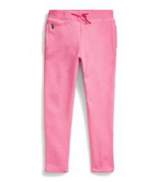 Ralph Lauren Little Girls Baja Pink Leggings