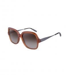 Bottega Veneta Bown Burnished Gradient Sunglasses
