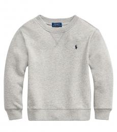 Ralph Lauren Little Boys Avery Heather Cotton-Blend-Fleece Sweatshirt