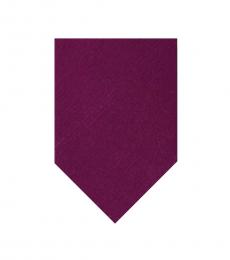 Purple Solid Slim Tie