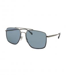Matte Grey Square Sunglasses