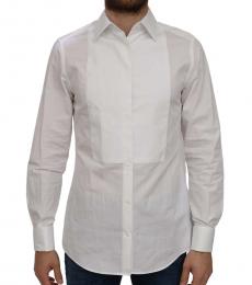 White Dress Cotton Solid Shirt