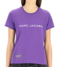 Marc Jacobs Light Purple Logo T-Shirt