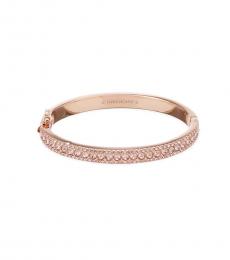 Rose Gold Crystal Pave Bangle Bracelet