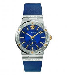Blue Greca Logo Watch