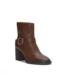 Lucky Brand Brown Side Buckle Boots