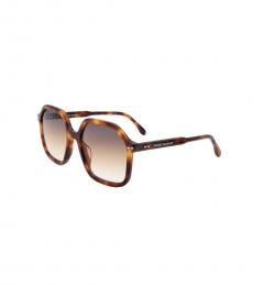 Isabel Marant Brown Square Sunglasses