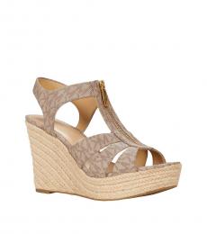 Michael Kors Truffle Signature Berkley Wedges