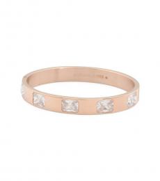 Michael Kors Rose Gold Crystal Bangle Bracelet