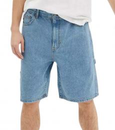 Coach Light Blue Signature Denim Shorts
