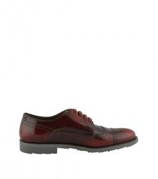 Burgundy Wing Tip Lace Ups