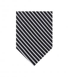 Calvin Klein Oxford Black Pinstripe Tie