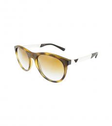 Emporio Armani Brown Edgy Sunglasses