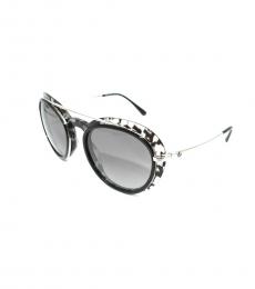 Silver-Black Spotted Sunglasses