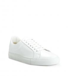 Cavalli Class White Leather Classic Sneakers