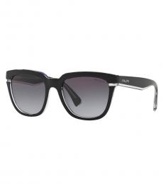 Black Grey Gradient Square Sunglasses