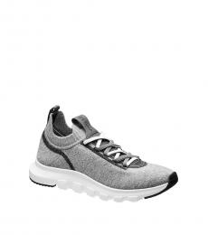 Grey Techmerino Wool Slip On Sneakers  