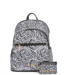 Betsey Johnson BlackWhite Hangoff Small Backpack
