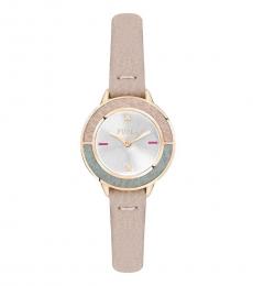 Furla Rose Gold Exceptional Club Time Piece