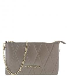 Versace Jeans Metal Diamond Quilt Small Shoulder Bag
