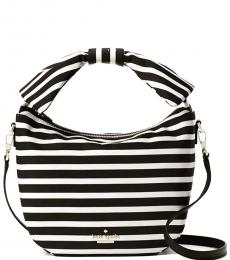 Kate Spade Black White Haring Lane Jeny Small Hobo