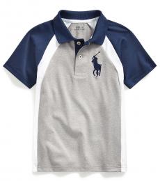 Ralph Lauren Little Boys Andover Heather Big Pony Performance Polo